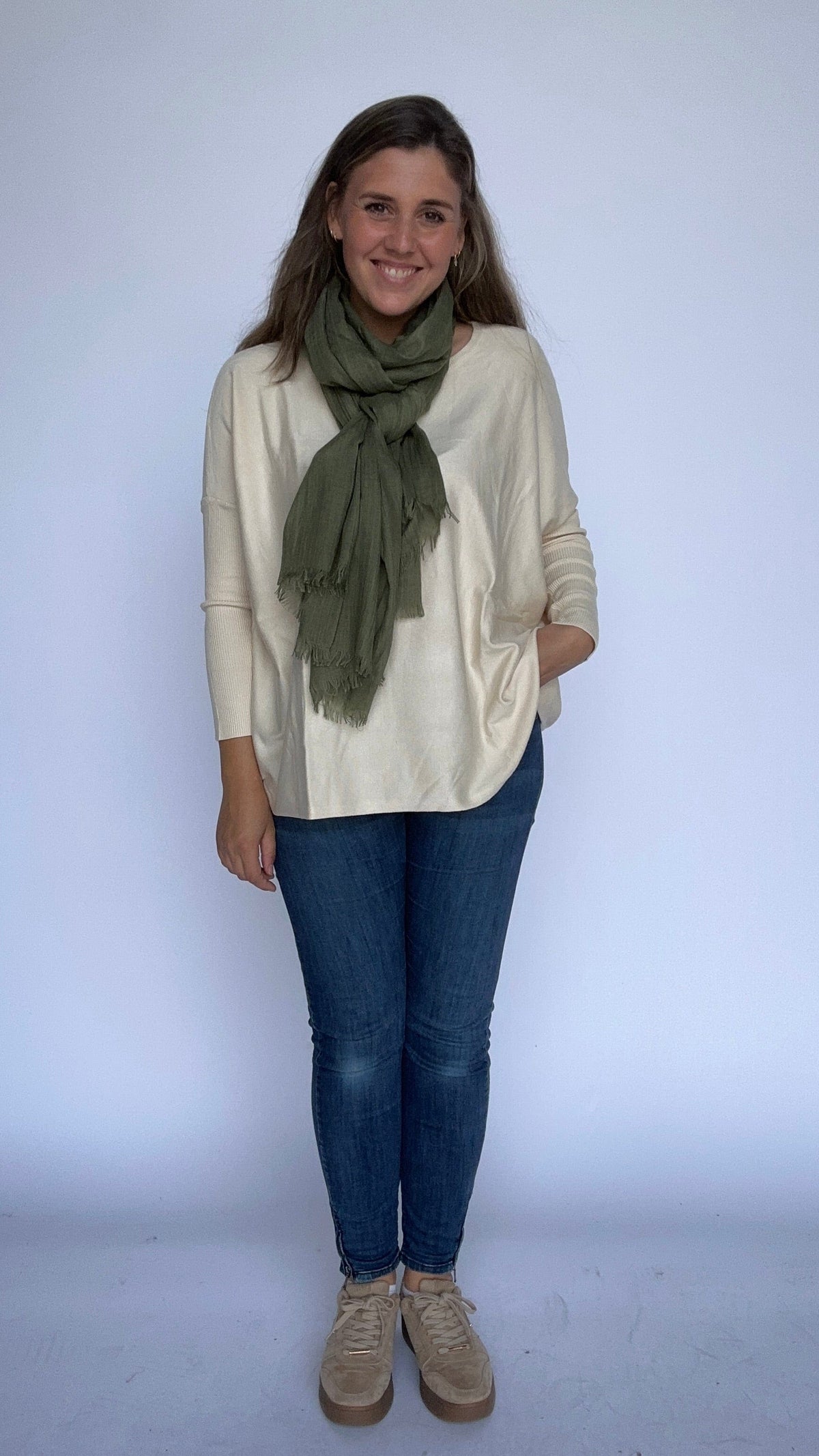 Leas Verden Skjerf Leas verden- Ulrikke skjerf i bomull og modal kunstkolonialen