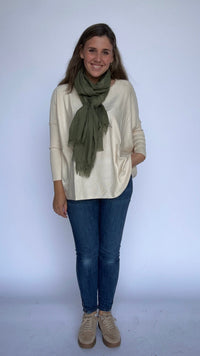 Leas Verden Skjerf Leas verden- Ulrikke skjerf i bomull og modal kunstkolonialen