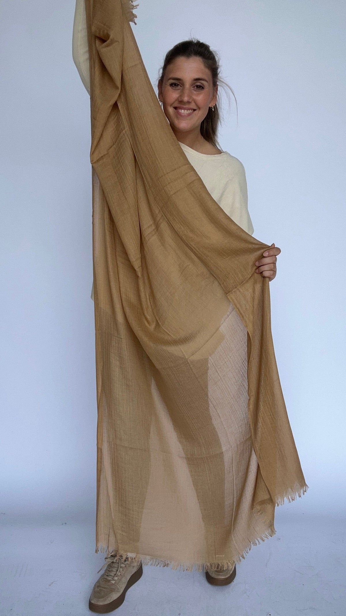 Leas Verden Skjerf Leas verden- Ulrikke skjerf i bomull og modal kunstkolonialen