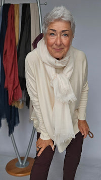 Leas Verden Skjerf Leas verden- Ulrikke skjerf i bomull og modal kunstkolonialen