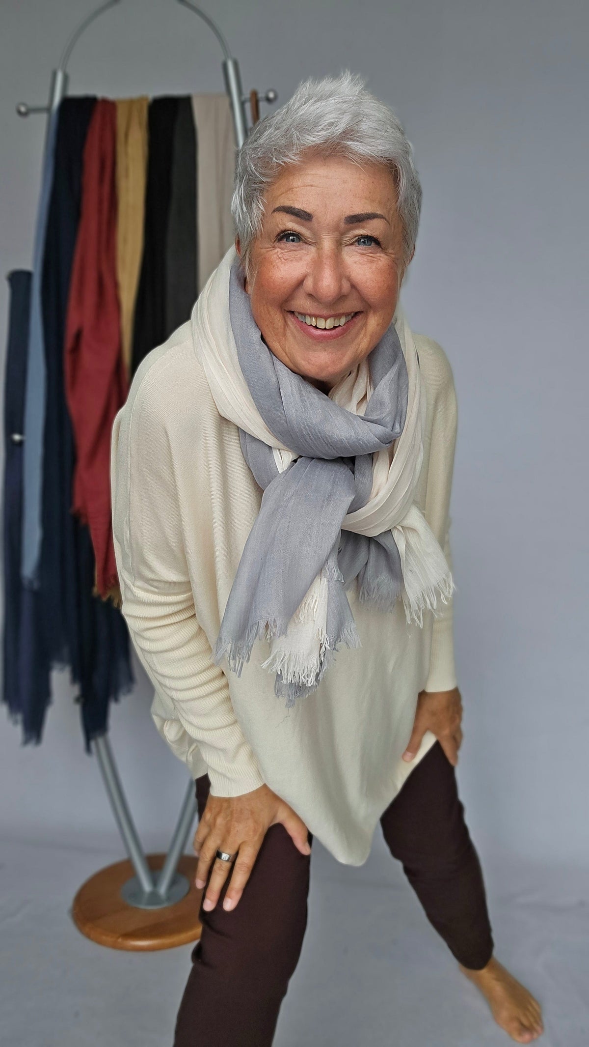 Leas Verden Skjerf Leas verden- Ulrikke skjerf i bomull og modal kunstkolonialen