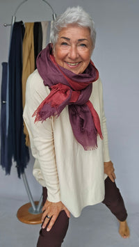 Leas Verden Skjerf Leas verden- Ulrikke skjerf i bomull og modal kunstkolonialen