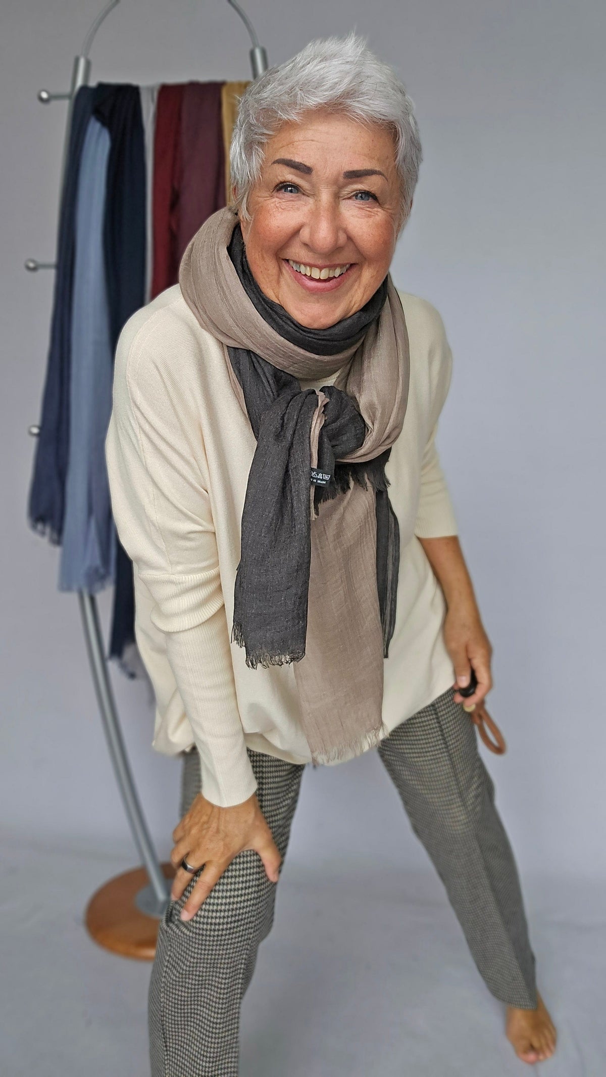 Leas Verden Skjerf Leas verden- Ulrikke skjerf i bomull og modal kunstkolonialen