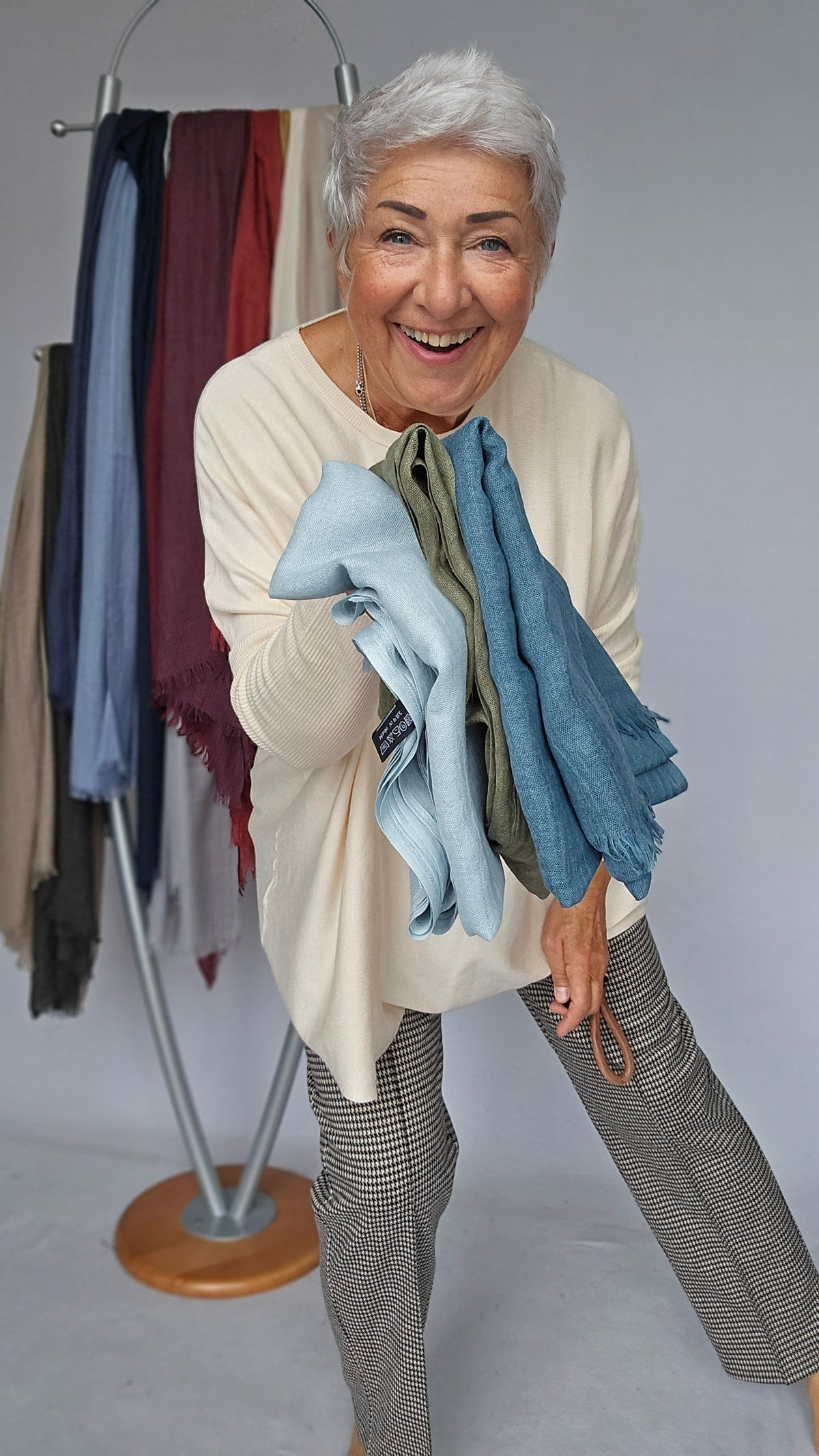 Leas Verden Skjerf Leas verden- Ulrikke skjerf i bomull og modal kunstkolonialen