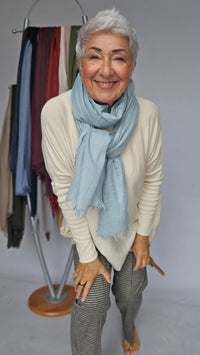 Leas Verden Skjerf Leas verden- Ulrikke skjerf i bomull og modal kunstkolonialen