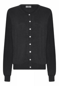 Lundgaard Cardigan S / Black Lundgaard- Bomullscardigan m/knapper kunstkolonialen