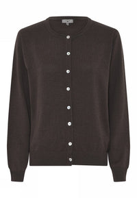 Lundgaard Cardigan S / Brown Lundgaard- Bomullscardigan m/knapper kunstkolonialen