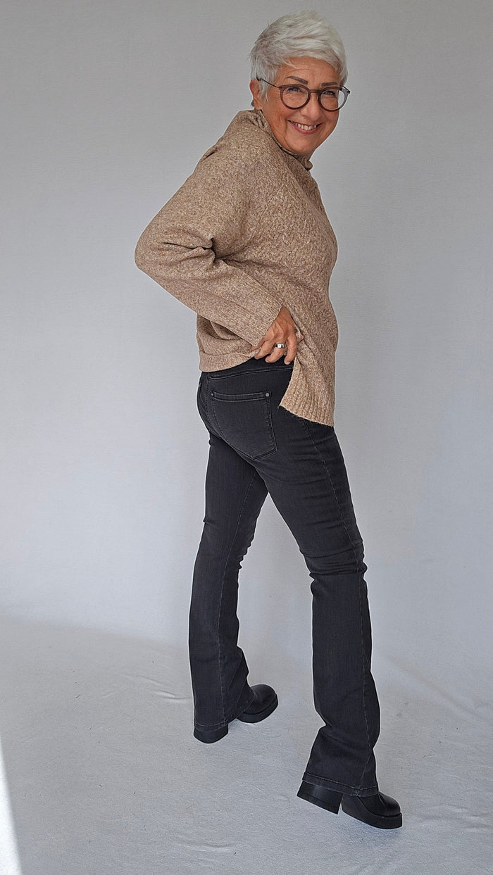 Lundgaard Genser Lundgaard- Genser m/høy hals kabelstrikk kunstkolonialen