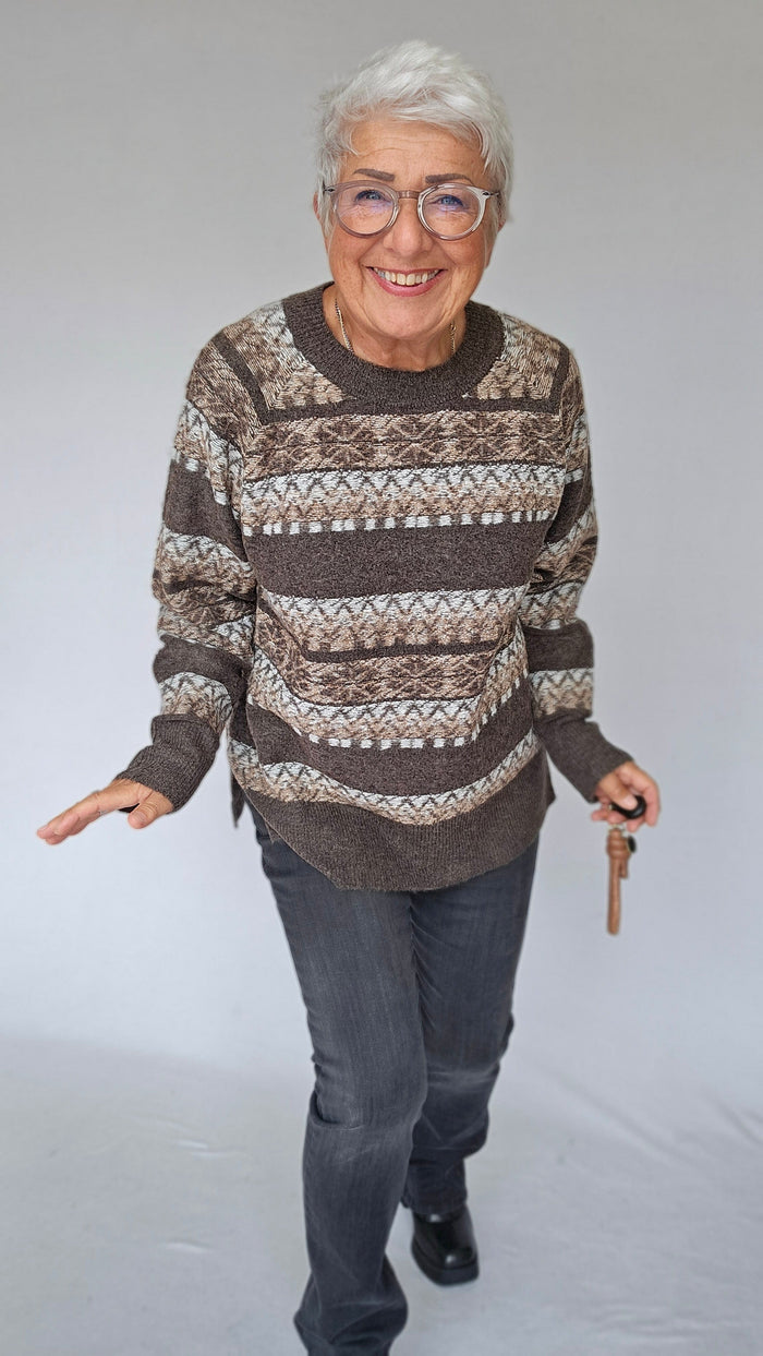 Lundgaard Genser Lundgaard- Strikkegenser m/mønster kunstkolonialen