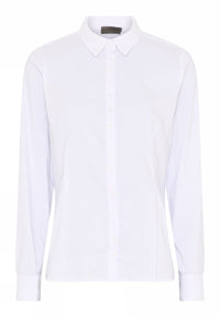 Lundgaard Overdel Lundgaard- Skjorte med stretch, hvit eller lyseblå kunstkolonialen