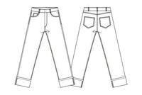 Masai Bukse MASAI- Palvessa Jeans kunstkolonialen