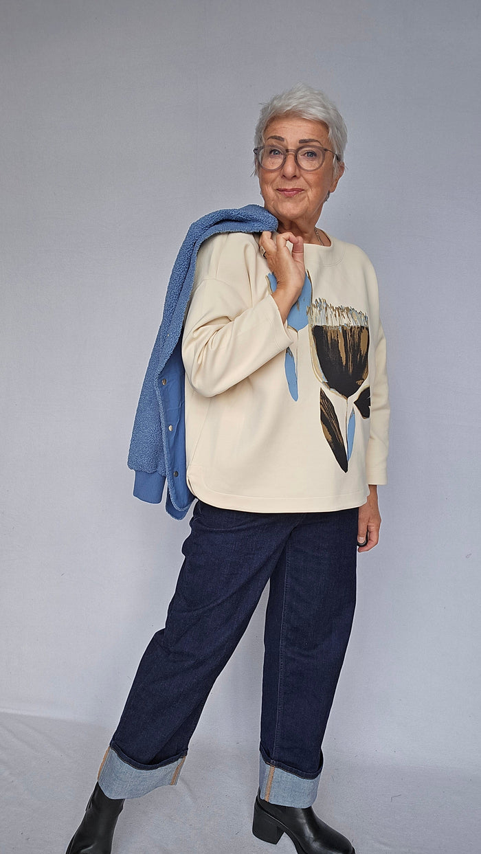 Masai Genser Masai- Desvon jerseytopp med trykk kunstkolonialen