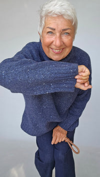 Masai Genser MASAI- Fenoria Strikkegenser m/høy hals kunstkolonialen