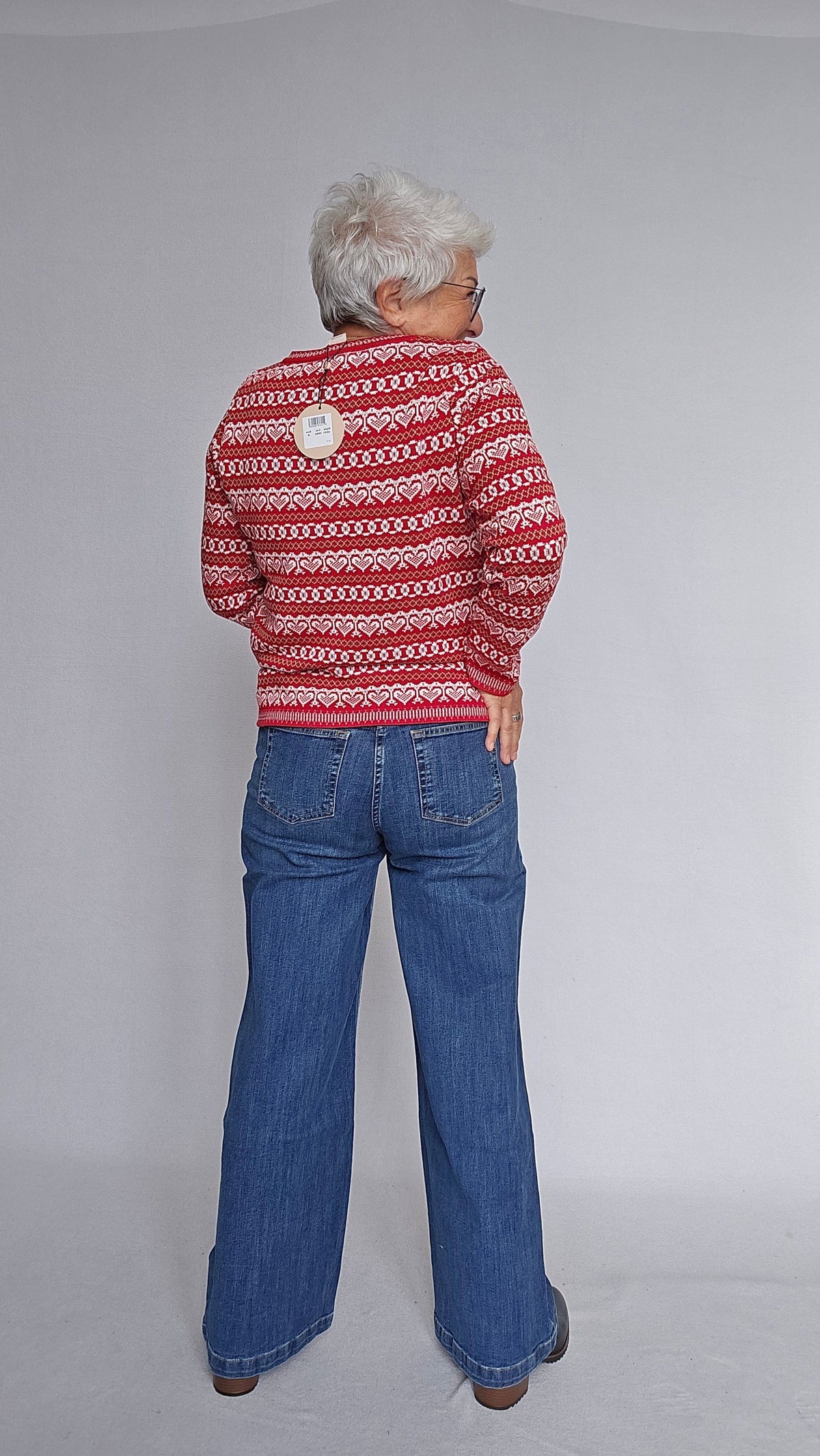 Masai Jeans Masai- Passang jeans med vide ben kunstkolonialen