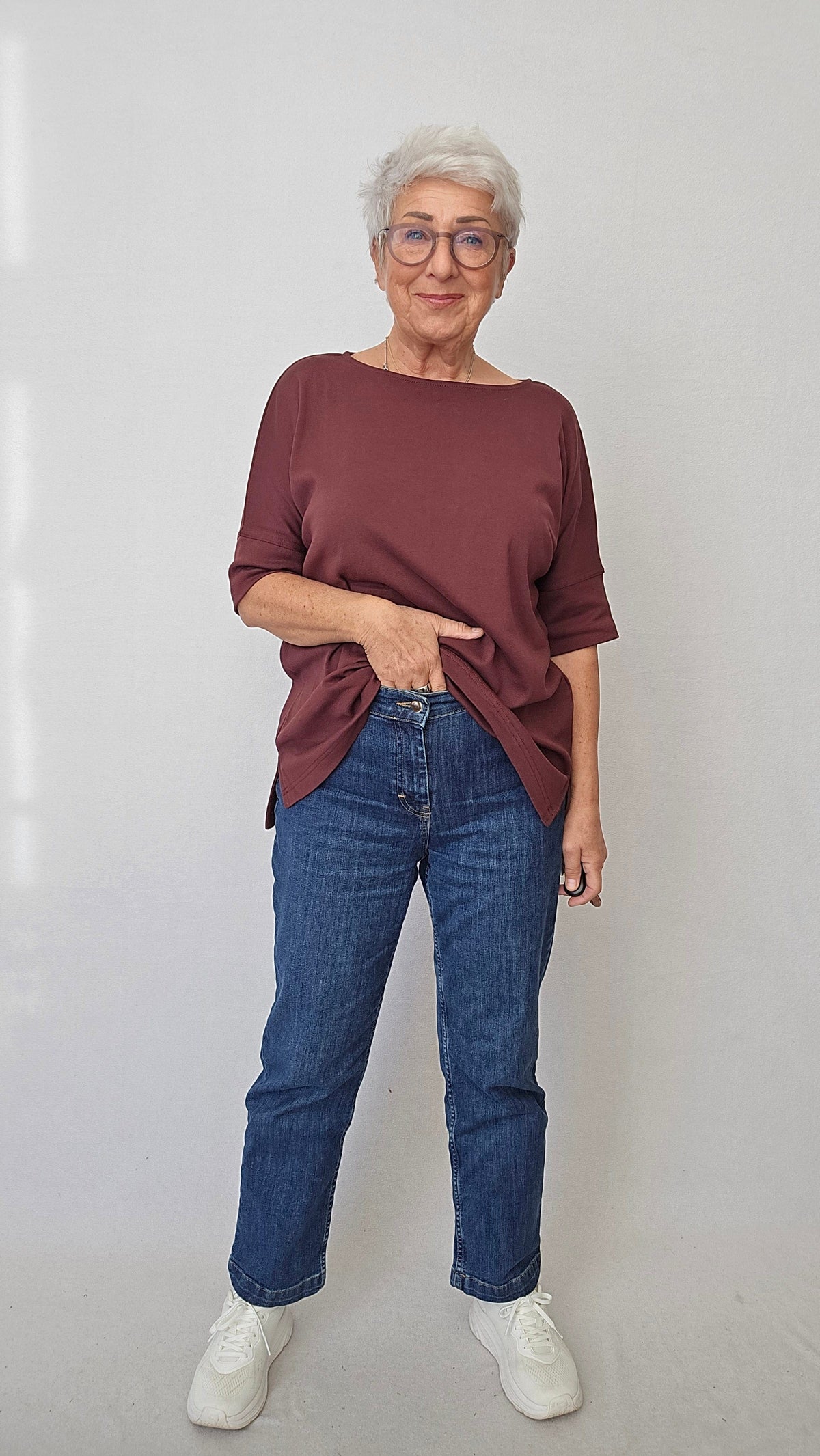 Masai Jeans Masai- Portiscan jeans med rette ben kunstkolonialen