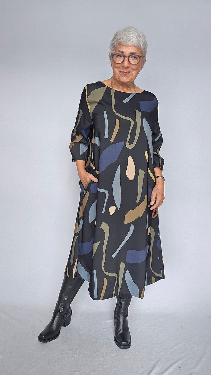 Masai Kjole Masai- Novenza kjole a-shape kunstkolonialen