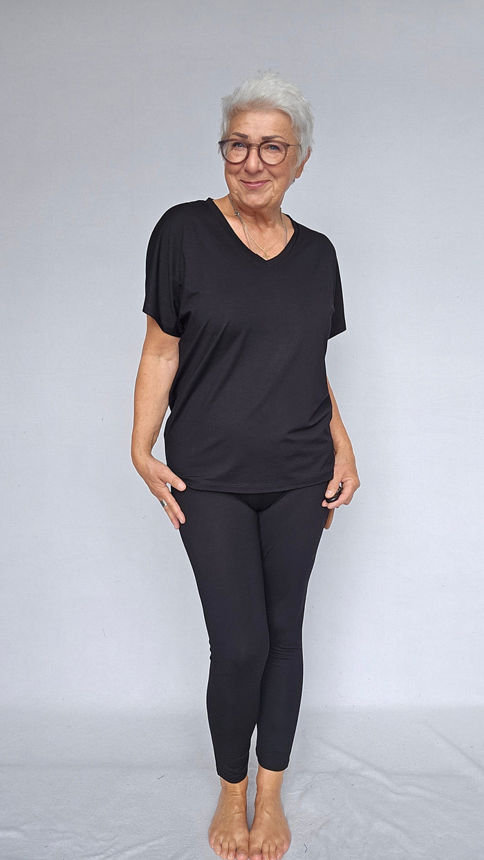 Masai Leggings Masai- Pia leggings sort kunstkolonialen