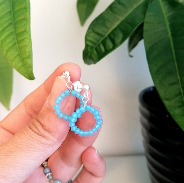 Natali Smykker Smykker Natali- Himmelblå perledråper kunstkolonialen