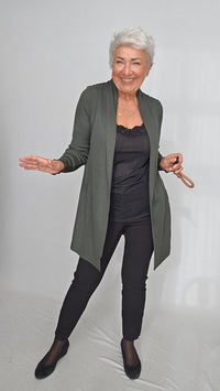 Oscalito Cardigan Oscalito- Cardigan ull/silke kunstkolonialen
