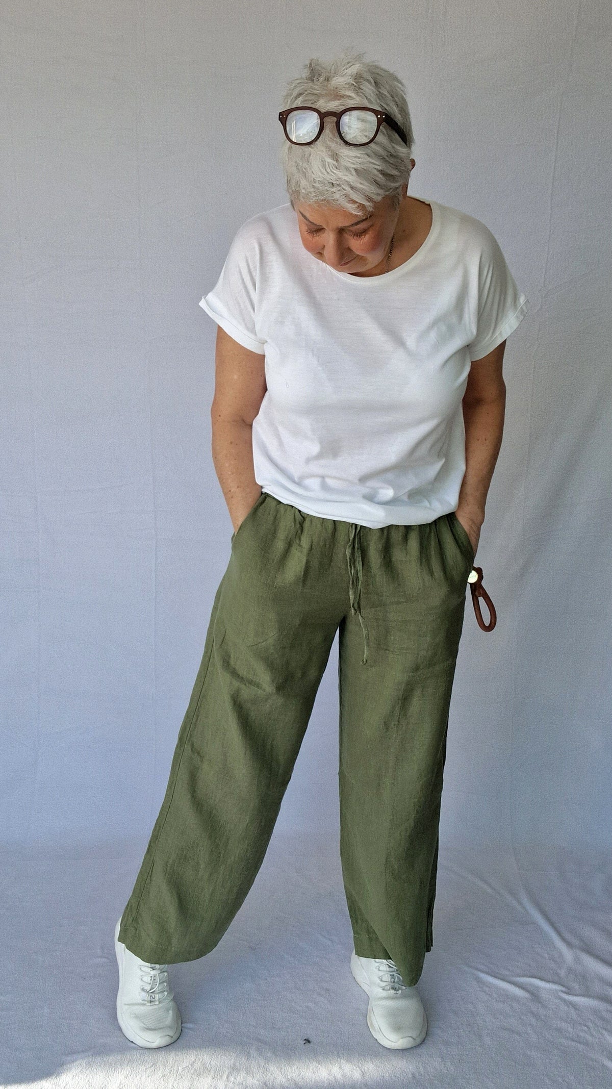 Tif Tiffy Bukse Tif Tiffy- Babett vid linbukse kunstkolonialen