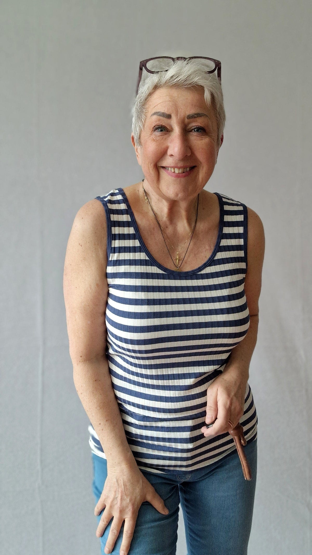 Tif Tiffy Singlet Tif Tiffy- Stripe tank top kunstkolonialen