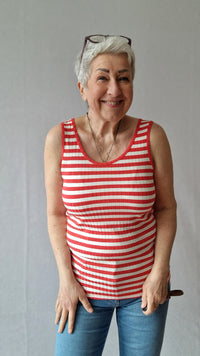 Tif Tiffy Singlet Tif Tiffy- Stripe tank top kunstkolonialen