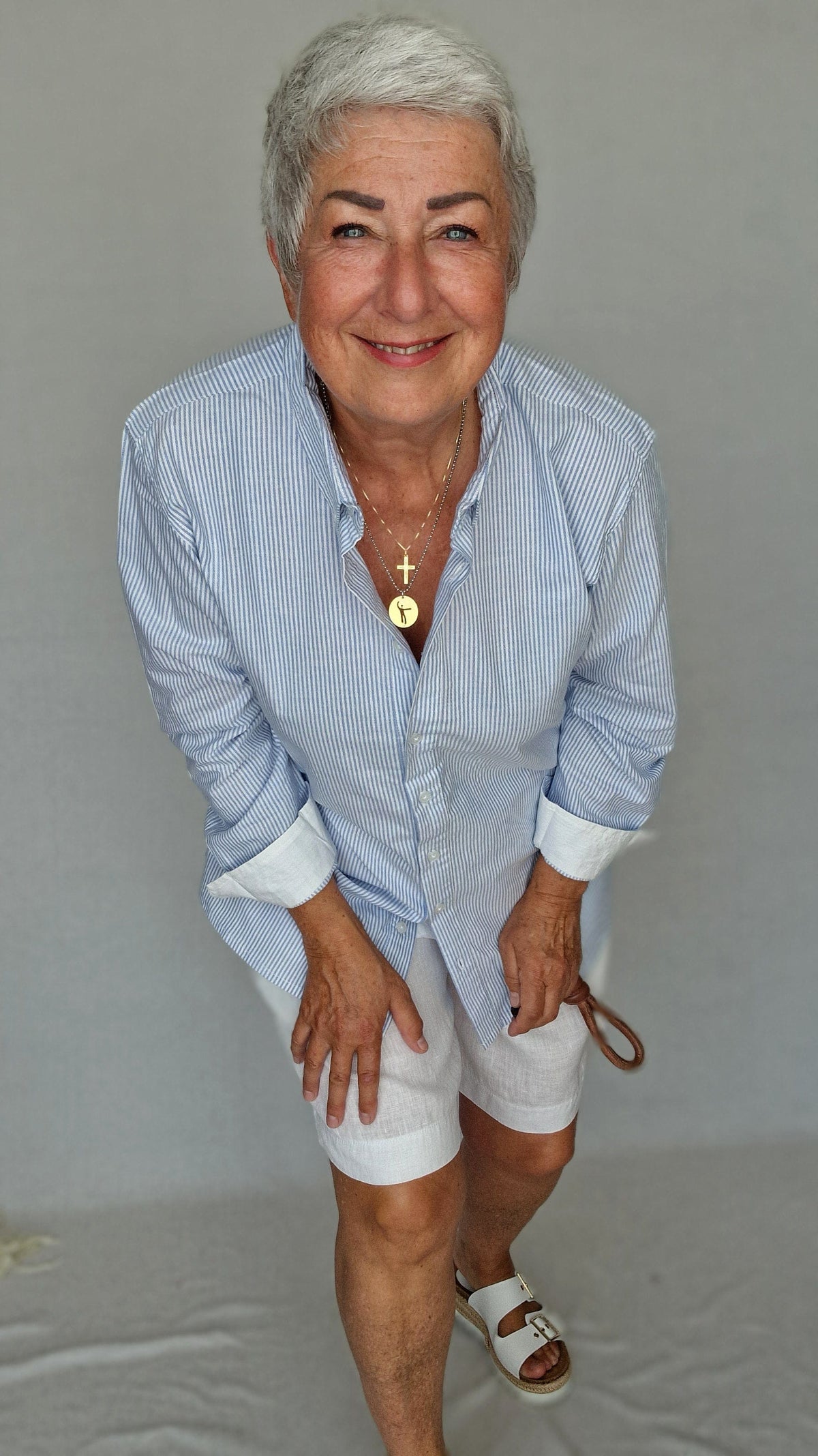 Tif Tiffy skjorte M Tif Tiffy- Inez Basic Shirt kunstkolonialen