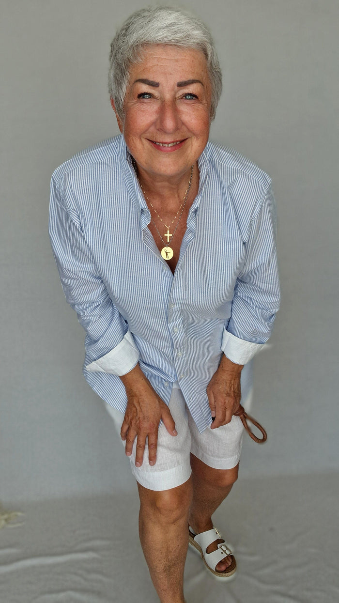 Tif Tiffy skjorte M Tif Tiffy- Inez Basic Shirt kunstkolonialen