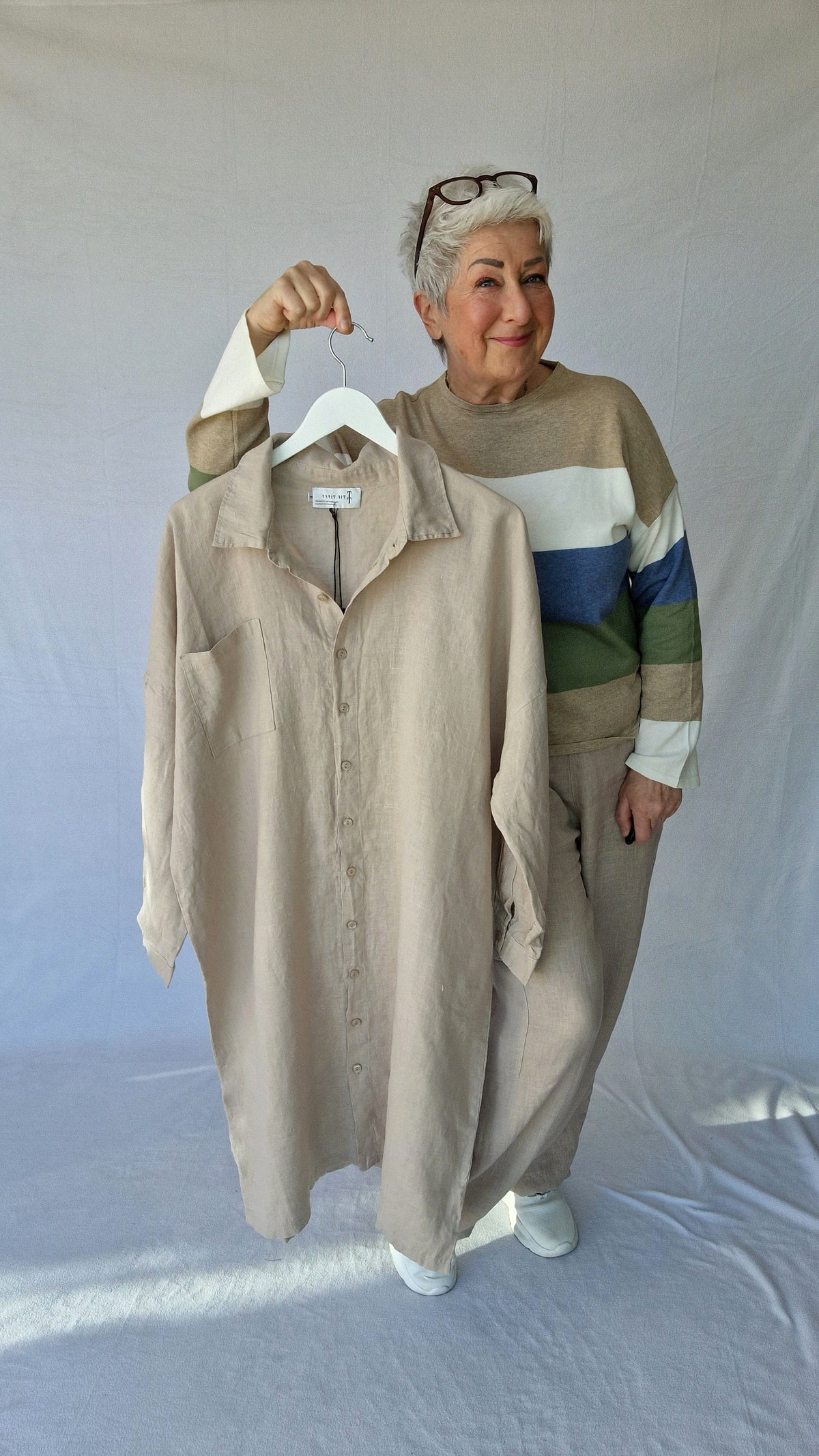 Tif Tiffy skjorte Tif Tiffy- Grace Oversize Shirt kunstkolonialen