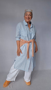 Tif Tiffy Skjorte Tif Tiffy-Karla Long Shirt kunstkolonialen