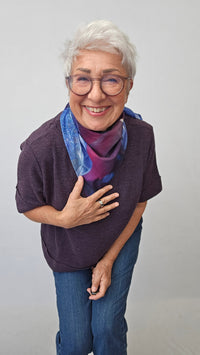 Wilhelmine Skjerf Wilhelmine- Lite Wilhelmineskjerf i bomull 70 x 70 kunstkolonialen