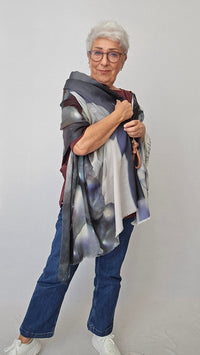 Wilhelmine Skjerf Wilhelmine- Wilhelmineskjerf i ull/silke kunstkolonialen