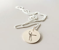 Wilhelmine Smykker 42 / Sølv kjede / Sølv anheng Wilhelmine Smykker- Happy Smykke kunstkolonialen