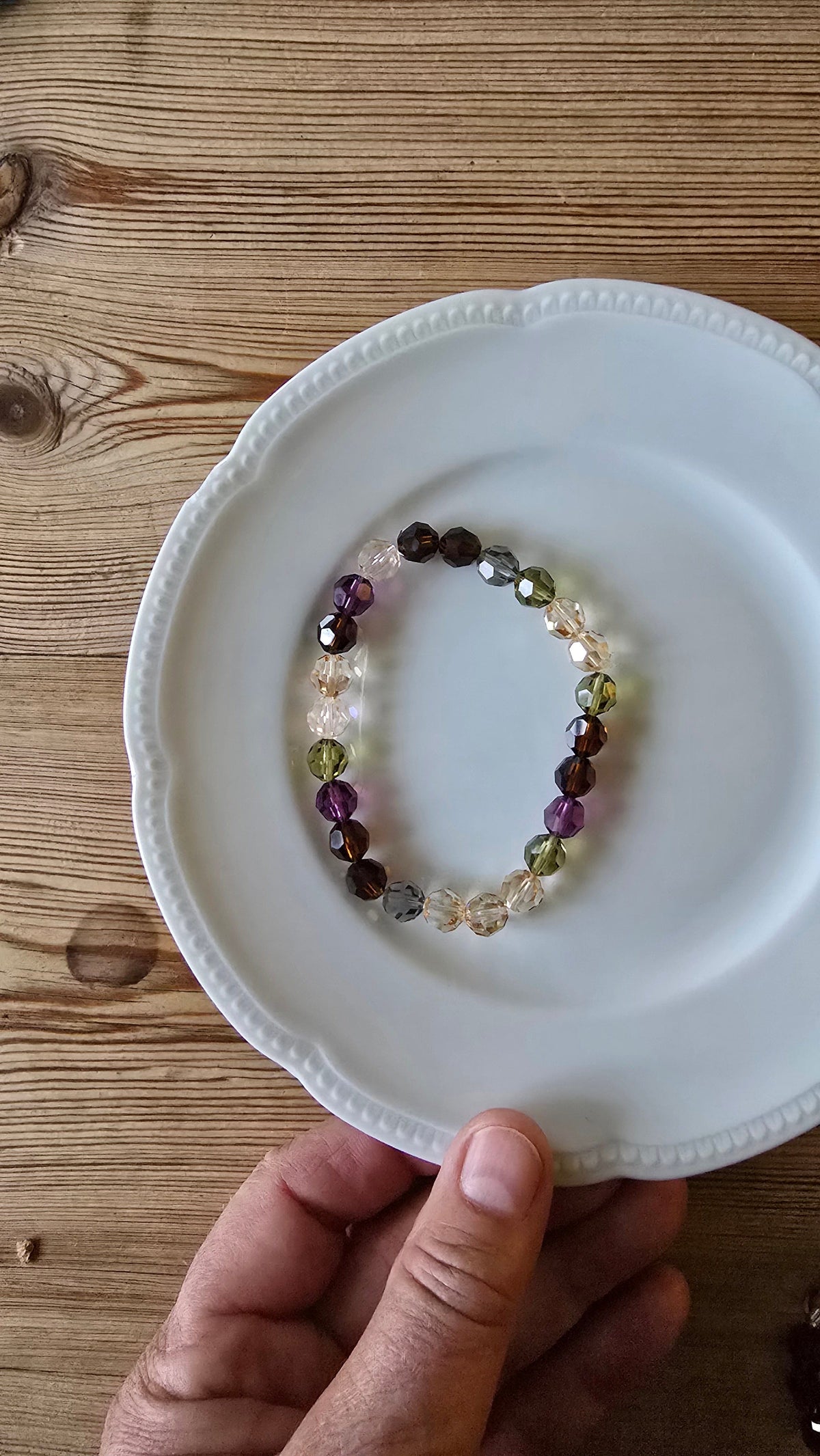 Wilhelmine Smykker Smykker Wilhelmine smykker- Strikkarmbånd m/swarovski krystall kunstkolonialen