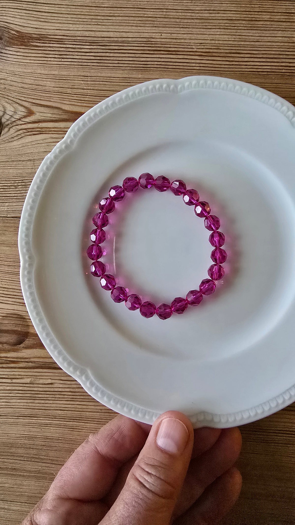 Wilhelmine Smykker Smykker Wilhelmine smykker- Strikkarmbånd m/swarovski krystall kunstkolonialen