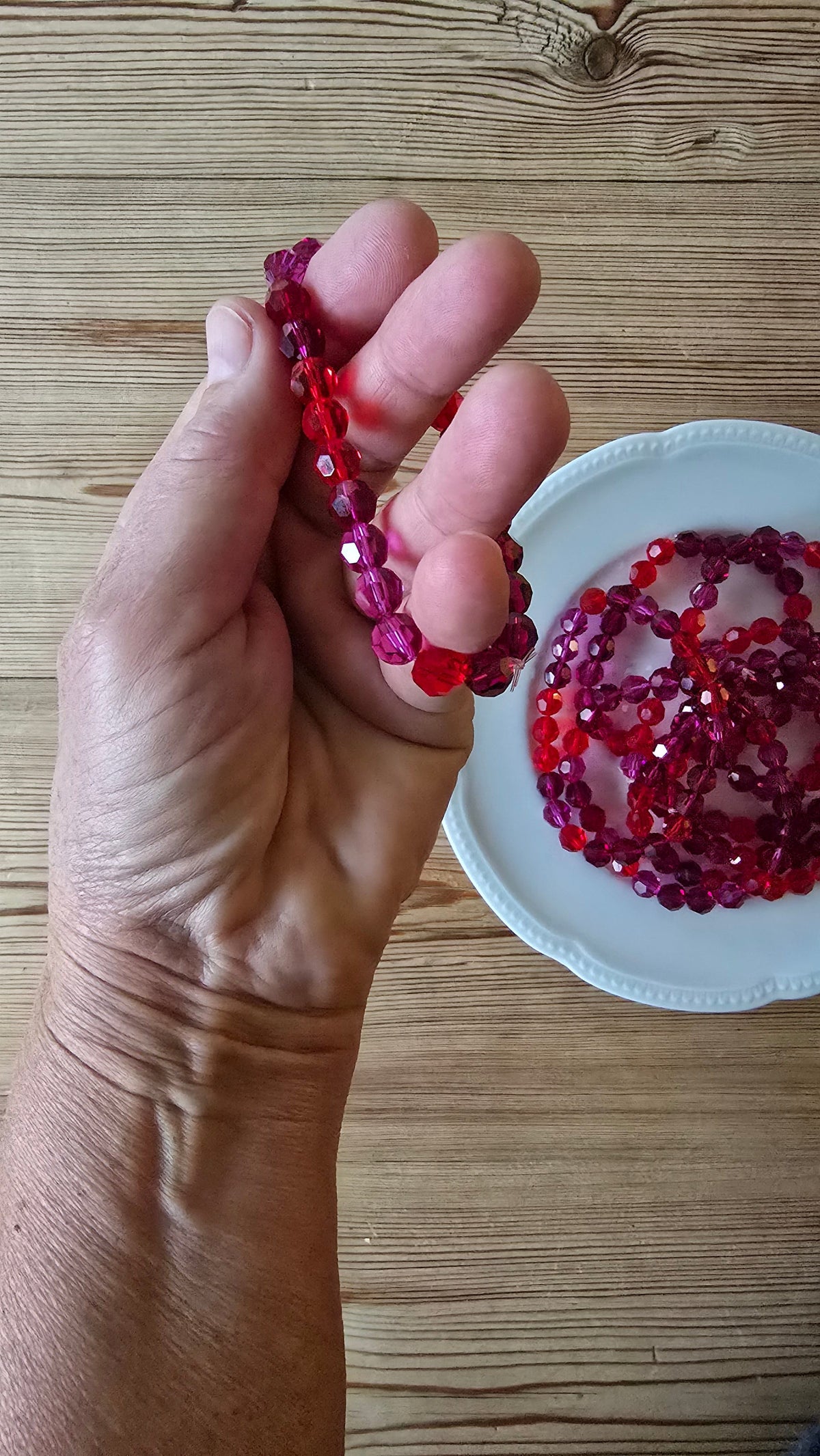 Wilhelmine Smykker Smykker Wilhelmine smykker- Strikkarmbånd m/swarovski krystall kunstkolonialen