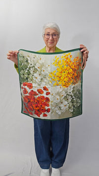 Leas Verden- Silkeskjerf 53 x 53 cm