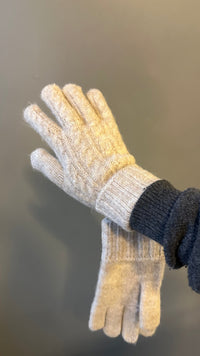 Bæltekompagniet Hansker Sand Bæltekompagniet- Fingervanter m/flette kunstkolonialen