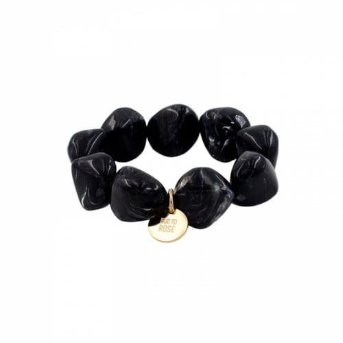 BUD TO ROSE Armbånd Black BUD TO ROSE- Vibe resin armbånd kunstkolonialen
