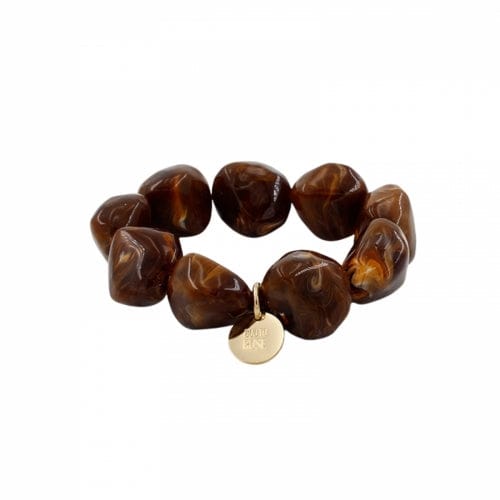 BUD TO ROSE Armbånd Brown BUD TO ROSE- Vibe resin armbånd kunstkolonialen