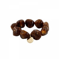 BUD TO ROSE Armbånd Brown BUD TO ROSE- Vibe resin armbånd kunstkolonialen