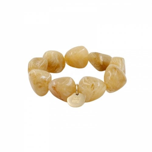 BUD TO ROSE Armbånd Sand BUD TO ROSE- Vibe resin armbånd kunstkolonialen