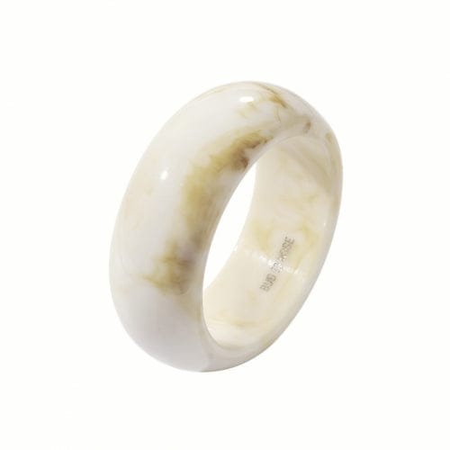 BUD TO ROSE Armring Ivory BUD TO ROSE- Blaire resin bangle kunstkolonialen