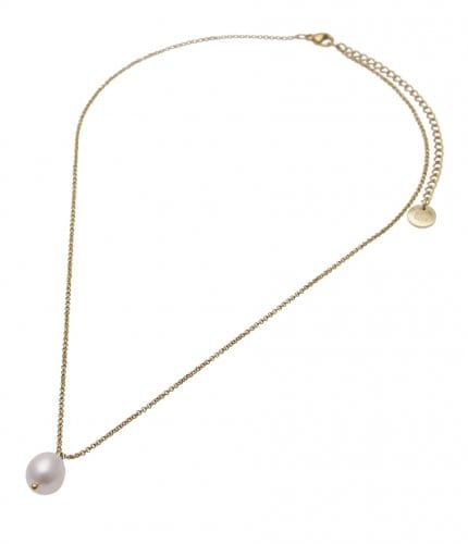 BUD TO ROSE Halssmykke BUD TO ROSE- Pearl Short Necklace kunstkolonialen