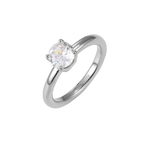 BUD TO ROSE Ringer Rustfritt stål BUD TO ROSE- Stella Solitaire Ring kunstkolonialen