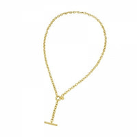 BUD TO ROSE Smykker Gull BUD TO ROSE- Alexa T-bar langt halskjede kunstkolonialen