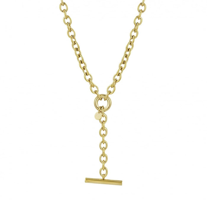 BUD TO ROSE Smykker Gull BUD TO ROSE- Alexa T-bar langt halskjede kunstkolonialen