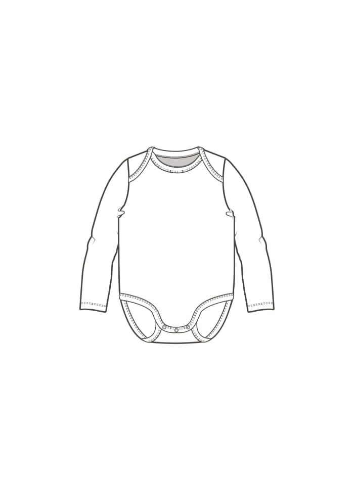 By Basics Baby og barn Petit By Basics- Storm- Body i tre fargevarianter kunstkolonialen