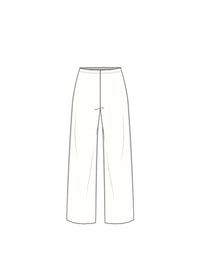 By Basics Bukse By Basics- 3010 Long wide pants kunstkolonialen