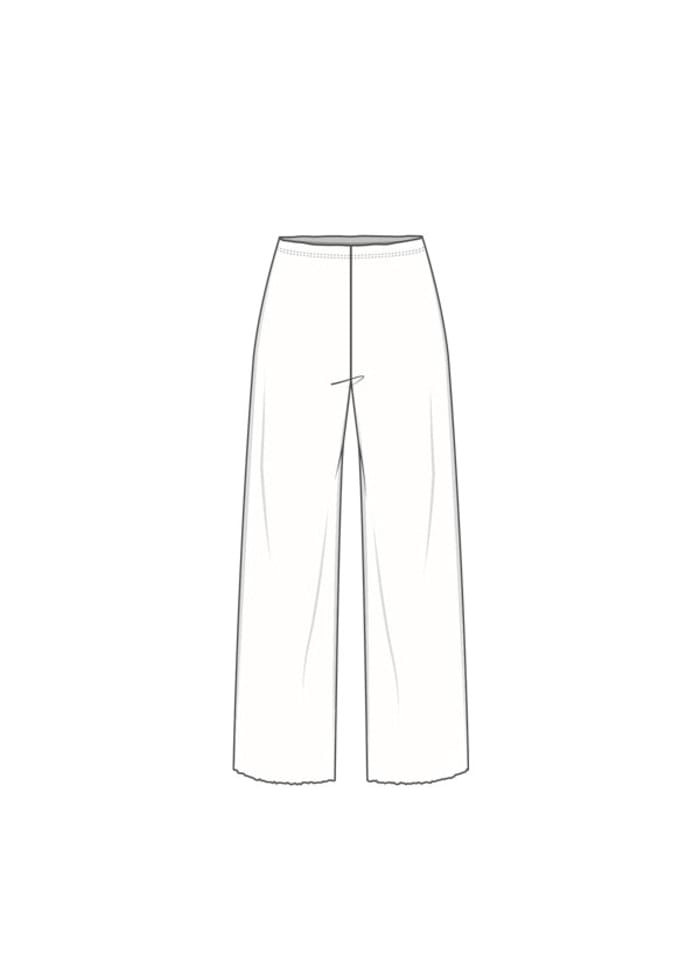 By Basics Bukse By Basics- 3010 Long wide pants kunstkolonialen